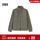 森馬（Semir）衛衣男搖粒絨冬季半開(kāi)襟繡花情侶裝時(shí)尚百搭立領(lǐng)上衣101724116215
