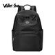 Walker Shop 多功能日常通勤背包男女同款雙肩包2026新款時(shí)尚輕便休閑旅行包 黑色大號
