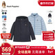 暇步士（Hush Puppies）童裝男童羽絨服中大童可拆卸外套兒童戶(hù)外服 藏藍 140