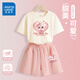 真維斯女童夏裝套裝2026年兒童夏季短袖t恤短褲兩件套網(wǎng)紅女孩運(yùn)動(dòng)衣服