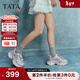他她（TATA）女鞋2026春季新款時(shí)尚休閑百搭老爹鞋厚底運動(dòng)鞋CHM01AM6 銀色 36