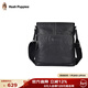 暇步士（Hush Puppies）單肩包男斜挎包牛皮頭商務(wù)休閑時(shí)尚青年包包新年禮物送男朋友