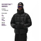 FPA【95絨】800蓬極光連帽羽絨服 冬季戶(hù)外滑雪登山抗寒保暖情侶外套 黑色 L