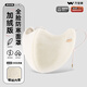 萬(wàn)寶綠秋冬保暖口罩女士加絨加厚防風(fēng)防寒高顏值東北騎行防凍臉毛絨面罩 防寒保暖【奶油白】單只裝丨加絨內里