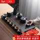哲選 功夫茶具套裝家用辦公室茶壺蓋碗茶杯茶盤(pán)帶排水泡茶臺17件套