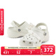 卡駱馳（CROCS）經(jīng)典珍珠蕾絲云朵洞洞鞋時(shí)尚百搭|211540 亞麻色-0HZ 38 (240mm)