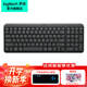 羅技（Logitech）K251藍牙鍵盤(pán)無(wú)線(xiàn)薄輕音辦公鍵盤(pán)鼠標套裝筆記本電腦Mac手機ipad外接鍵盤(pán)薄膜便攜家用鍵盤(pán) K251藍牙鍵盤(pán) 黑色