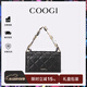 COOGI包包女款輕奢品牌女士單肩包女斜挎包女情人節生日禮物送女友老婆 黑色