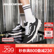 斯凱奇（Skechers）奧利奧熊貓鞋丨老爹鞋女經(jīng)典黑白復古秋冬輕便潮流增高運動(dòng)休閑鞋 【女款】黑色/白-BKW 38