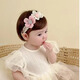 XPEL女童超萌發(fā)箍可愛(ài)胎帽2026新款嬰幼兒護囟門(mén)帽兒童甜美蝴蝶結發(fā)帶 粉白花朵+蝴蝶結【2個(gè)】