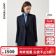 朗姿【Basic衣櫥】羊毛正裝氣質(zhì)西服女秋秋新款西裝外套設計感 暮色藏藍色4 L