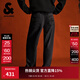 杰克·瓊斯（JACK&JONES）【紅運系列】騏驥紅907寬松牛仔褲男2026馬年新款直筒闊腿褲子 E39水泥灰色 常規 31 175 W31/L30
