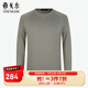 雅戈爾（YOUNGOR）T恤男士秋冬青年男T恤棉混紡面料透氣舒適商場(chǎng)同款 綠色 M (100)