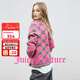 橘滋（Juicy Couture）【含綿羊毛】外套女25年秋冬新款撞色針織開(kāi)衫 玫紅 M
