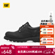 卡特（CAT）休閑皮鞋工裝鞋男鞋25季新品男士固特異結構耐磨牛皮革休閑工鞋 黑色 41