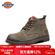 Dickies高幫男靴厚底馬丁鞋男士靴子潮男女靴情侶鞋 駝色 40 