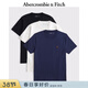 Abercrombie & Fitch經(jīng)典小麋鹿圖案棉質(zhì)3件組合裝重磅短袖T恤25秋季男裝124-5044 海軍藍多色 S (175/92A)