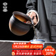 容山堂圍爐煮茶罐烤奶茶罐專(zhuān)用罐罐茶煮茶器煮茶爐電陶爐泡茶壺功夫茶具 火焰燒罐罐茶煮茶器-特大號 800ml