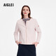 AIGLE艾高冬季沖鋒衣內膽防風(fēng)抓絨女無(wú)領(lǐng)打底開(kāi)衫外套