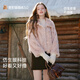 香影毛毛外套女環(huán)保皮草2025冬季新款粉色巨好看短款毛絨皮毛一體 粉色 S