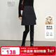 晚白【新品】小個(gè)子短款羊毛半身裙冬款高級感百搭顯瘦毛呢短裙 深灰色 M
