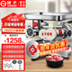 揚子【已補20%】絞肉機商用大功率全自動(dòng)強力電動(dòng)多功能灌香腸菜市場(chǎng)食堂飯店超市臺式不銹鋼碎肉機 【頂配大盤(pán)】128型全鋼款1800W純銅電機 旗艦款