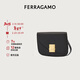 菲拉格慕（Ferragamo）女士黑色斜挎包0769385（小號） 新年禮物送女友