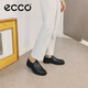 愛(ài)步（ECCO）男士皮鞋 商務(wù)英倫風(fēng)樂(lè )福鞋一腳蹬休閑男鞋 都市倫敦525624 HL 黑色52562401001 42