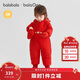 巴拉巴拉balaOne嬰兒連體衣寶寶羽絨服冬裝2025外出抱衣爬服208425120206