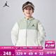 Jordan耐克AJ童裝兒童皮膚衣夏季薄款拼色男女童防曬衣外套 月桂綠