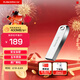 閃迪（SanDisk）128GB USB3.2 U盤(pán) CZ74 讀速高達400MB/s 金屬高速u(mài)盤(pán) 安全加密 學(xué)習辦公投標大容量?jì)?yōu)盤(pán)