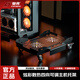 馳將臺式電腦主機托架伸縮底座太陽(yáng)神海景房支架機箱架散熱托架可移動(dòng) 玄黑帶USB炫彩風(fēng)扇款 長(cháng)45-59CM*寬29-39CM