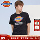 Dickies夏季情侶款短袖男經(jīng)典logo印花短袖TEE休閑男裝DK007088 黑色 2XL