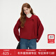 范思藍恩東方簡(jiǎn)奢風(fēng)新中式盤(pán)扣短款雙面呢大衣2024冬裝新款毛呢外套14258 正紅色 M