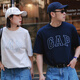 蓋璞Gap男女裝2026春季新款純棉logo字母寬松短袖T恤百搭上衣868224 海軍藍 2XL (185/104A)亞洲尺碼