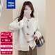 唐獅（TonLion）2025秋季女圓領(lǐng)復古簡(jiǎn)約牛角扣開(kāi)衫百搭韓版休閑時(shí)尚外套
