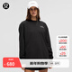 lululemon丨Heavyweight 女士高克重棉質(zhì)圓領(lǐng)長(cháng)袖 T 恤 LW3IA9S 黑色 M