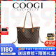 COOGI包包女包品牌輕奢侈女士托特包2026新年情人節生日禮物送女友老婆 咖啡色(大容量)(升級款)