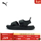 彪馬（PUMA）緩震透氣魔術(shù)貼涼鞋外穿男女款夏季休閑拖鞋SANDAL395429 黑色-黑色-01 38