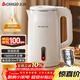 志高（CHIGO）【熱銷(xiāo)百萬(wàn)+】燒水壺電熱水壺電水壺雙層防燙1.8L大容量家用燒水壺304不銹鋼內膽大功率快速燒水