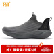 361°運動(dòng)鞋男秋冬季一腳蹬懶人鞋透氣無(wú)鞋帶休閑跑步鞋子672542215F-2