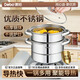Debo德鉑蒸鍋雙層不銹鋼20cm湯鍋二層加厚鍋體大容量不挑灶具