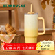 星巴克（Starbucks）杯子 小熊甜品屋系列不銹鋼杯 大容量水杯 便攜隨行杯 男女士送禮 雙飲口不銹鋼杯900ml