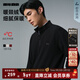 利郎加絨衛衣男冬季保暖拉鏈領(lǐng)男士長(cháng)袖T恤加絨加厚男士衛衣本命年 墨黑（G5DTX8031Y） XL 175/92A
