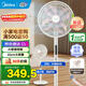 美的（Midea）【國家補貼】落地扇輕音幸運草安睡電風(fēng)扇家用智能變頻一級能效風(fēng)扇臥室輕音桌面立式兩用電扇家用 【國家補貼】幸運草安睡MAX丨升級加高聲控大網(wǎng)罩