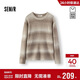 森馬（Semir）商場(chǎng)同款|毛衫男冬漸變條紋針織衫2025復古圓領(lǐng)毛衣101725107111