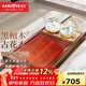金灶（KAMJOVE）實(shí)木茶盤(pán)帶燒水壺一體 自動(dòng)上水茶具泡茶器全套茶臺茶盤(pán)套裝R-190 搭配H9茶藝爐