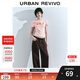 UR2025夏季新款女裝時(shí)尚休閑水果印花圓領(lǐng)短袖T恤UWH450068 裸粉 L