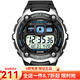 卡西歐（CASIO） 卡西歐(CASIO)手表男女運動(dòng)表 雙顯防水多功能高中學(xué)生電子手表 AE-2000W-1A