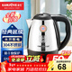 金灶（KAMJOVE） 燒水壺家用電熱水壺快速煮水壺自動(dòng)斷電電熱水壺電茶壺1.2L容量 1.2L 不銹鋼色